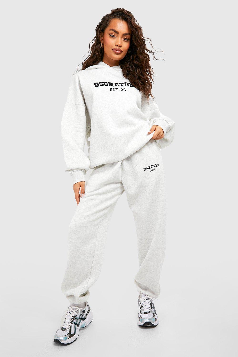 Boohoo clearance white tracksuit